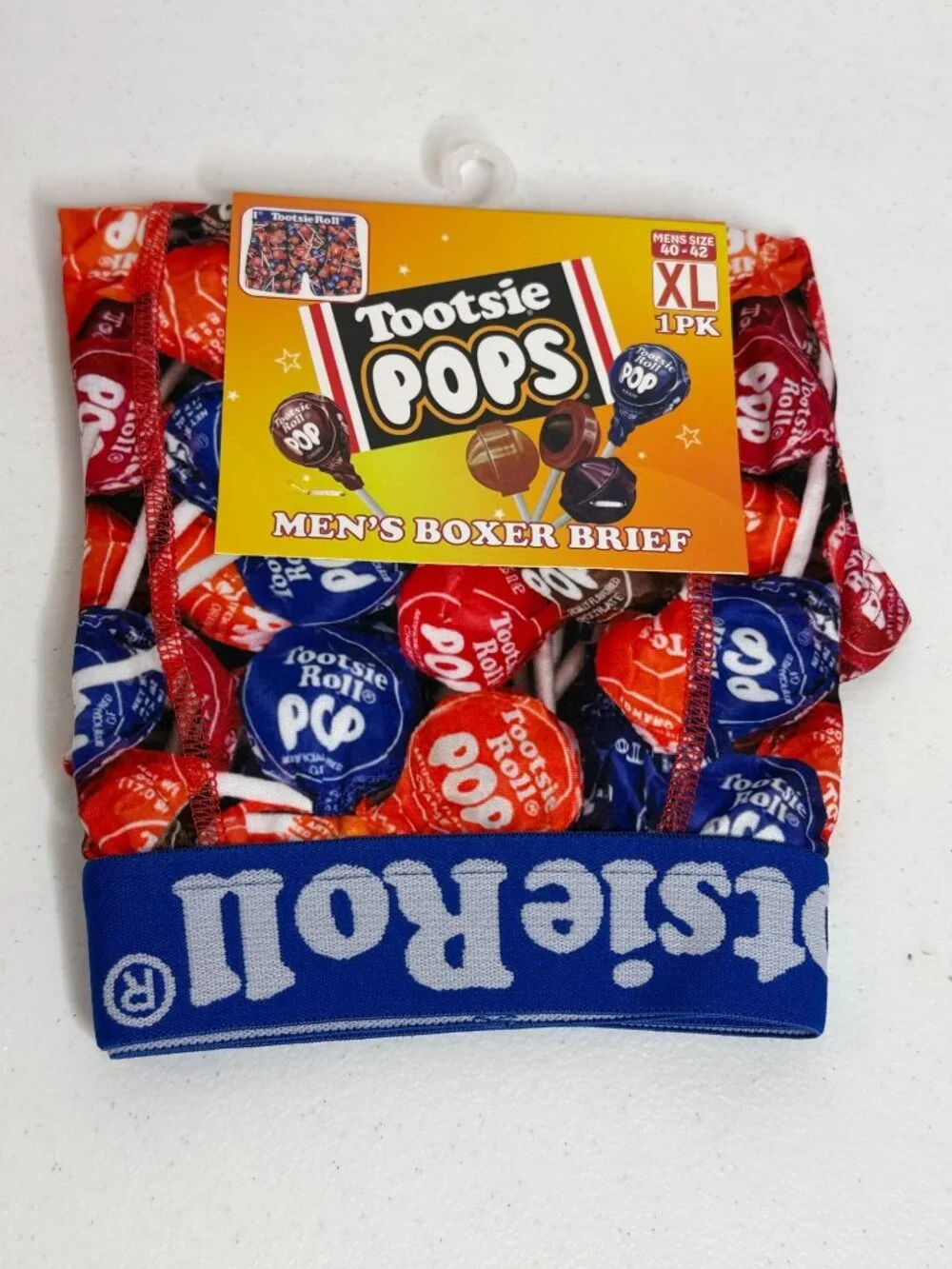 Tootsie Roll Pops XL Boxer Briefs Candy Retro Novelty Colorful